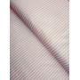 Сатин премиум на пудре серо-розовая полоска