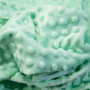 Плюш Minky Dots М'ята (ширина 160см, щільність 350 г.м2), м