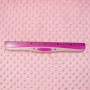 Плюш Minky Dots Корал (ширина 160см, щільність 350 г.м2), м