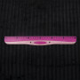 Плюш Minky Stripes Чорний (ширина 160см, щільність 350 г.м2), м