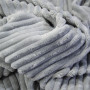 Плюш MinkyStripes Світло-сірий (ширина 160см, щільність 350 г.м2), м