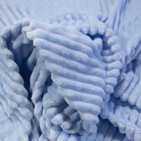 Плюш Minky Stripes Світло блакитний (ширина 160см, щільність 350 г.м2), м