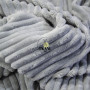 Плюш Minky Stripes Сірий (ширина 160см, щільність 350 г.м2), м