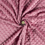 Ткань плюшевая Minky Dots чайная роза (пупырышки)