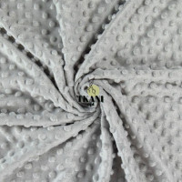 Плюш Minky Stripes Сірий (ширина 160см, щільність 280 г.м2), м