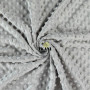 Плюш Minky Dots Світло-сірий (ширина 160см, щільність 350 г.м2), м