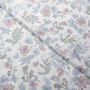 Сатин (хлопковая ткань) Цветы Фрейзия (ширина 160см, 120г/м2) , м